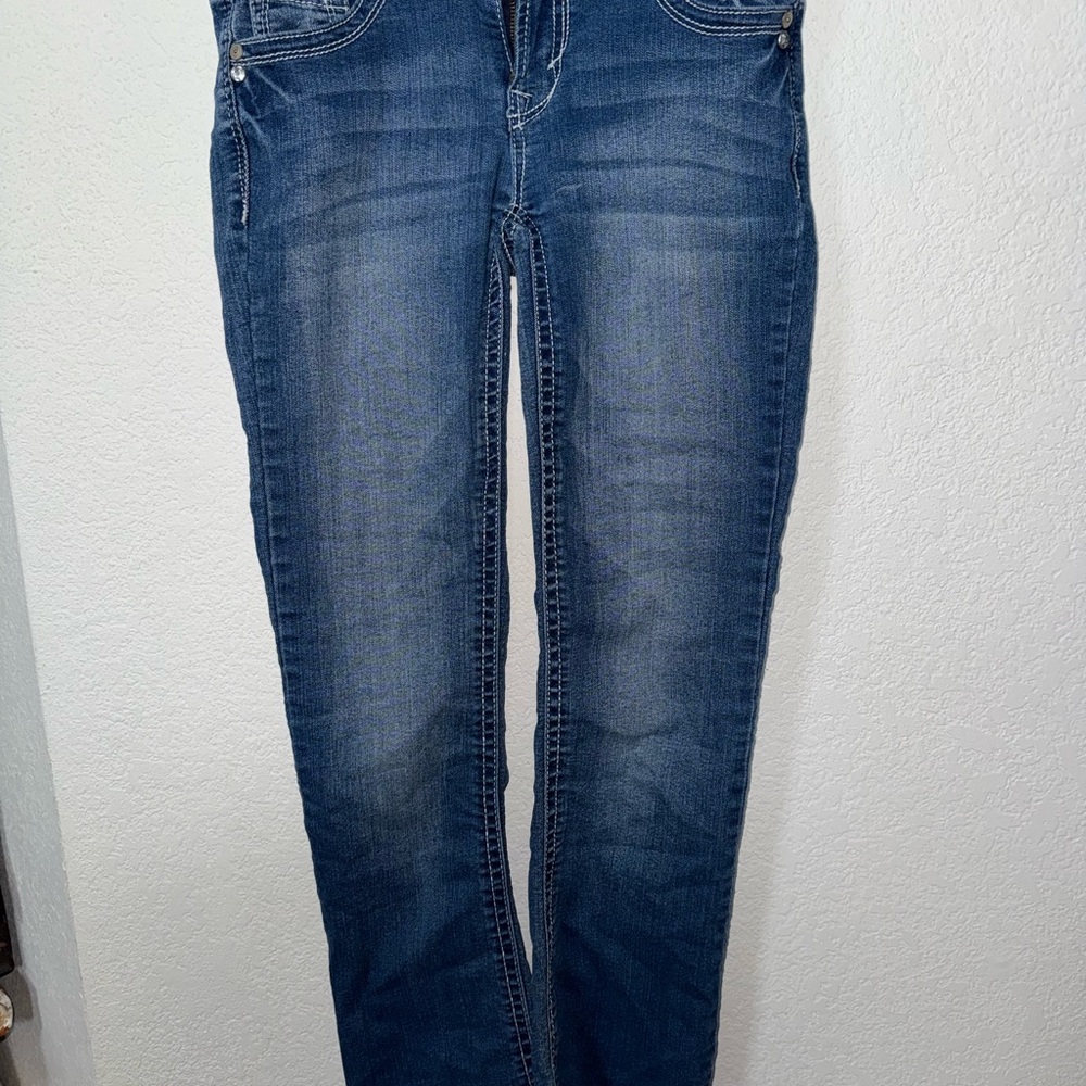 Wallflower Dark Blue Skinny Jeans